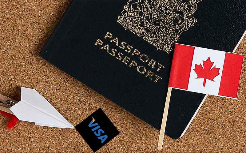 Canadian visa pickup