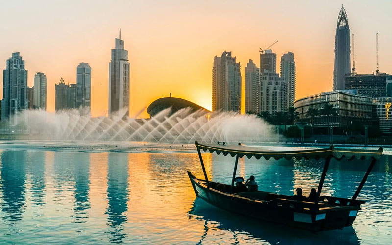 Dubai Fountain is the world's largest musical fountain