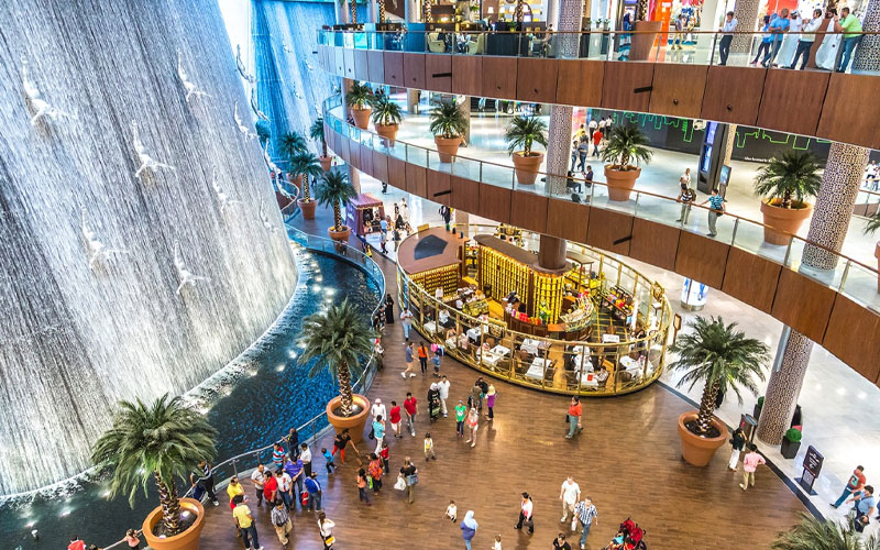 Dubai Mall is the world's largest shopping center