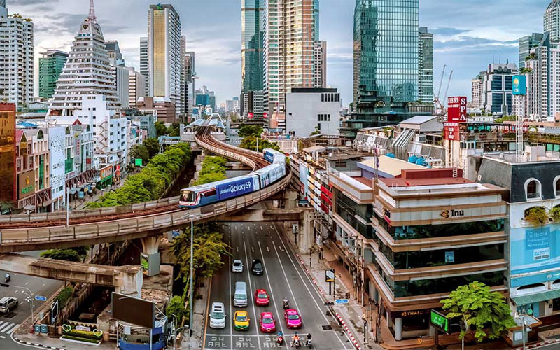 Famous neighborhoods of Bangkok, Thailand