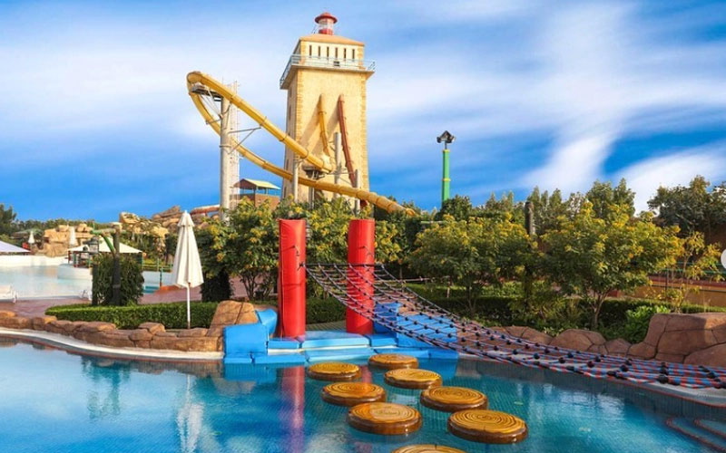 Ocean Water Park is the most attractive water recreation in Kish