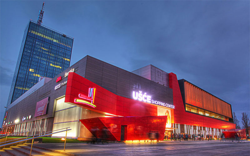 The most popular shopping centers in Serbia