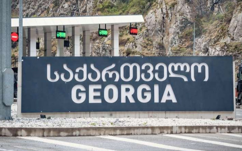 The opening of the border of Georgia