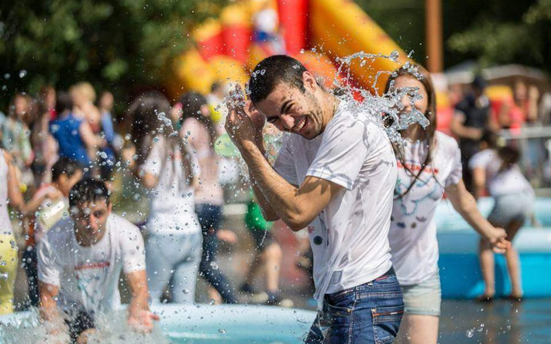 Armenia water festival tour
