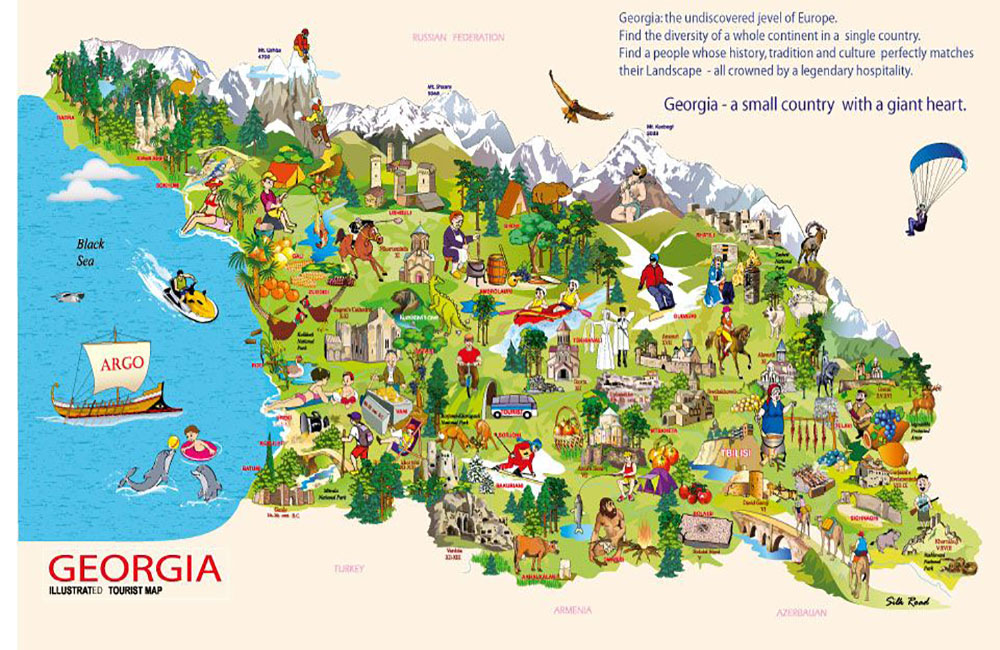 georgia-tourist-map