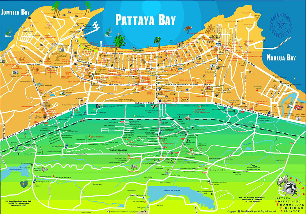 pattaya-tourist-map