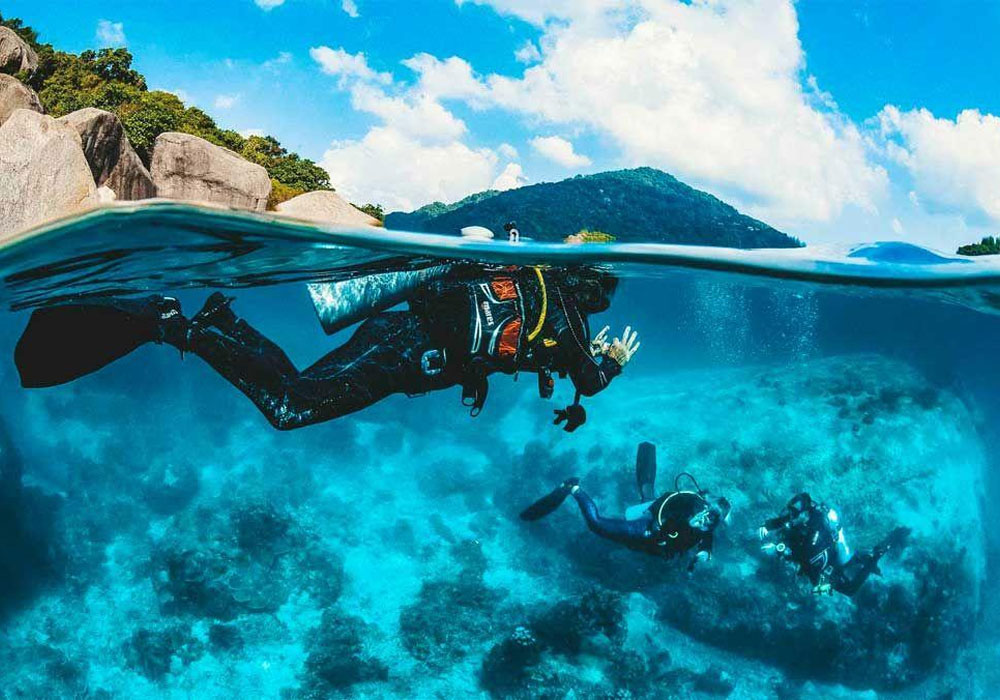 Diving is an exciting adventure in Thailand
