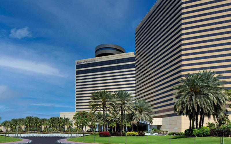 Dubai tour of Hyatt Regency Hotel
