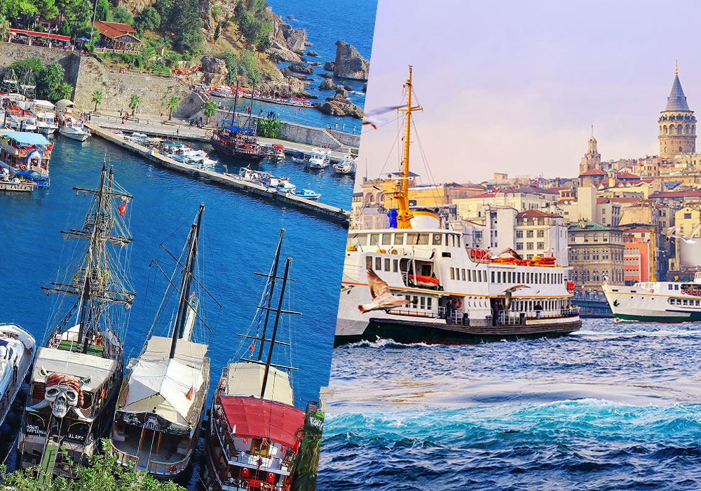 Istanbul Antalya combined tour price