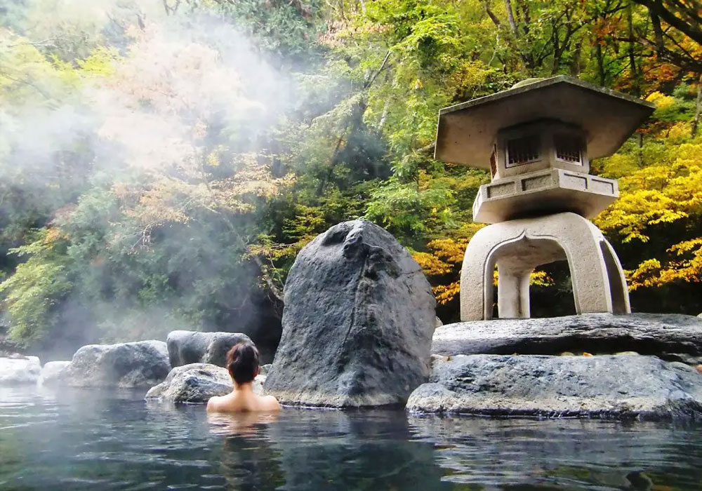 Onsen hot springs